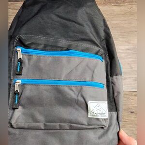 Trekmaker Gray and Blue Backpack